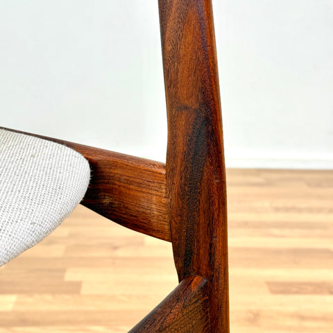 Set of 6 dining chairs in teak, 1950s-60s, Denmark - Beyo Vintage