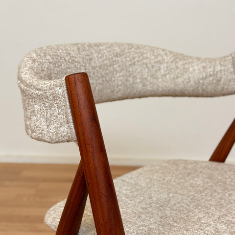 Set of 6 dining chairs in teak, 1950s-60s, Denmark - Beyo Vintage