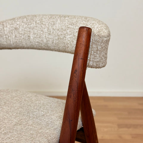 Set of 6 dining chairs in teak, 1950s-60s, Denmark - Beyo Vintage