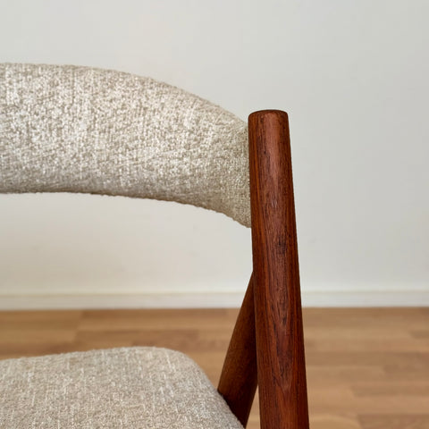 Set of 6 dining chairs in teak, 1950s-60s, Denmark - Beyo Vintage