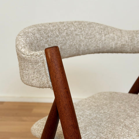 Set of 6 dining chairs in teak, 1950s-60s, Denmark - Beyo Vintage
