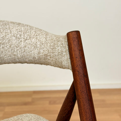 Set of 6 dining chairs in teak, 1950s-60s, Denmark - Beyo Vintage