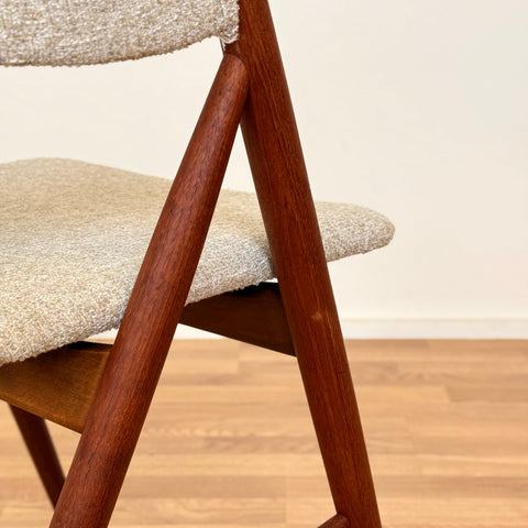 Set of 6 dining chairs in teak, 1950s-60s, Denmark - Beyo Vintage