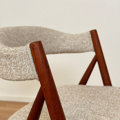 Set of 6 dining chairs in teak, 1950s-60s, Denmark - Beyo Vintage