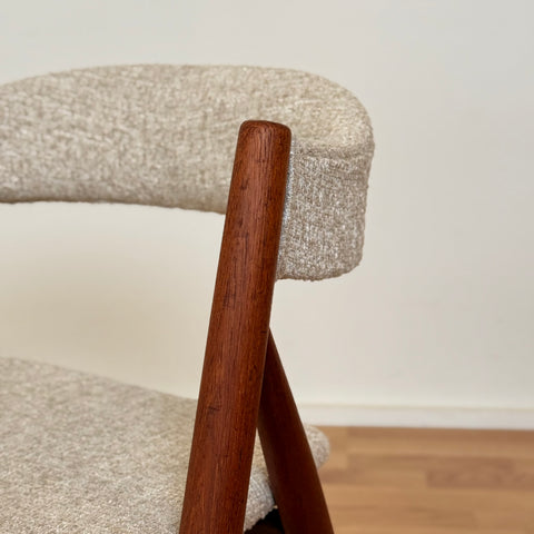 Set of 6 dining chairs in teak, 1950s-60s, Denmark - Beyo Vintage
