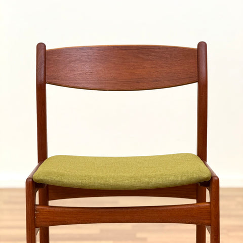 Set of 6 dining chairs in teak by Erik Kirkegaard, 1950s-60s, Denmark - Beyo Vintage