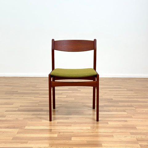Set of 6 dining chairs in teak by Erik Kirkegaard, 1950s-60s, Denmark - Beyo Vintage