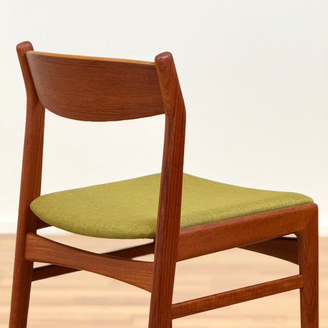 Set of 6 dining chairs in teak by Erik Kirkegaard, 1950s-60s, Denmark - Beyo Vintage