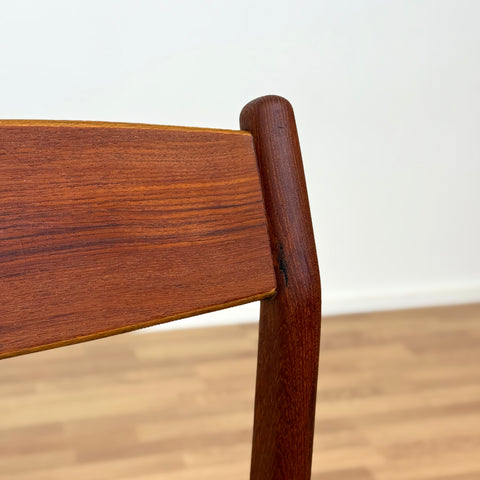 Set of 6 dining chairs in teak by Erik Kirkegaard, 1950s-60s, Denmark - Beyo Vintage