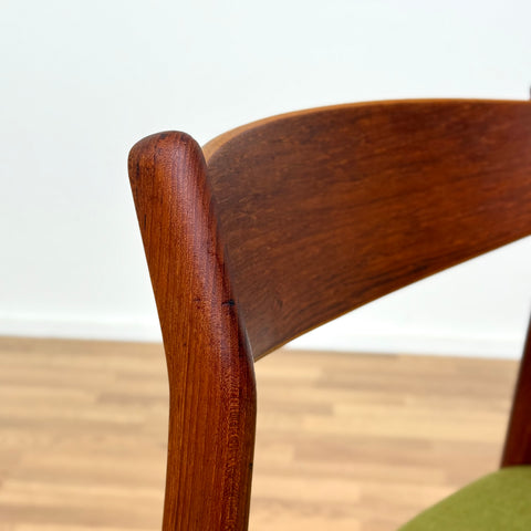 Set of 6 dining chairs in teak by Erik Kirkegaard, 1950s-60s, Denmark - Beyo Vintage