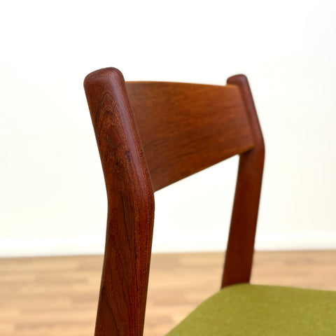 Set of 6 dining chairs in teak by Erik Kirkegaard, 1950s-60s, Denmark - Beyo Vintage