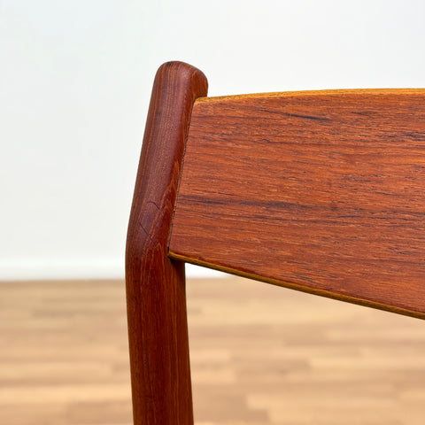 Set of 6 dining chairs in teak by Erik Kirkegaard, 1950s-60s, Denmark - Beyo Vintage
