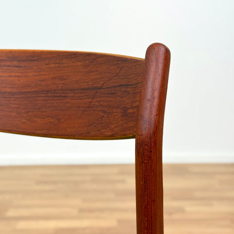 Set of 6 dining chairs in teak by Erik Kirkegaard, 1950s-60s, Denmark - Beyo Vintage
