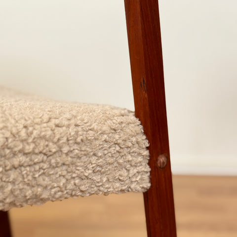 Set of 6 dining chairs in teak by Henry Walter Klein