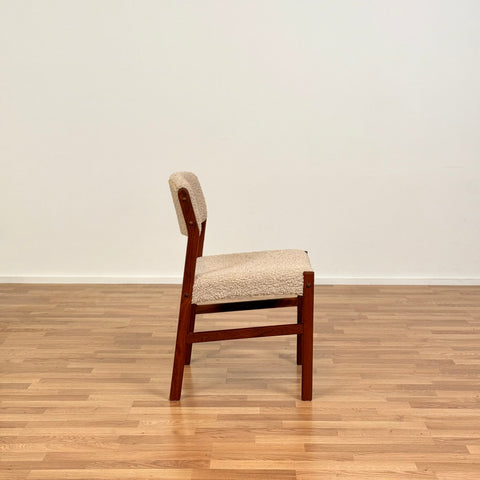Set of 6 dining chairs in teak by Henry Walter Klein