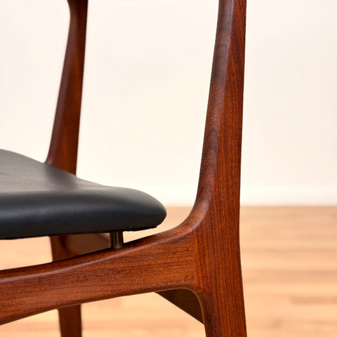 PRICE Set of 6 dining chairs in teak by Findahl möbelfabrik, 1950s-60s, Denmark - Beyo Vintage