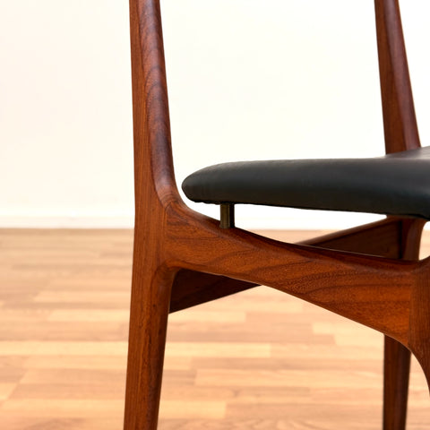 PRICE Set of 6 dining chairs in teak by Findahl möbelfabrik, 1950s-60s, Denmark - Beyo Vintage