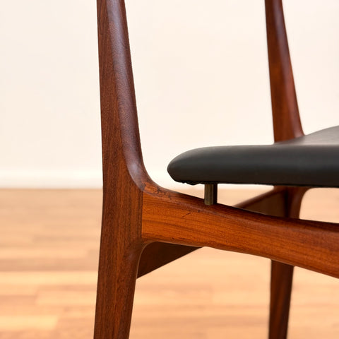 PRICE Set of 6 dining chairs in teak by Findahl möbelfabrik, 1950s-60s, Denmark - Beyo Vintage