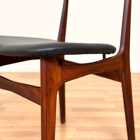 PRICE Set of 6 dining chairs in teak by Findahl möbelfabrik, 1950s-60s, Denmark - Beyo Vintage