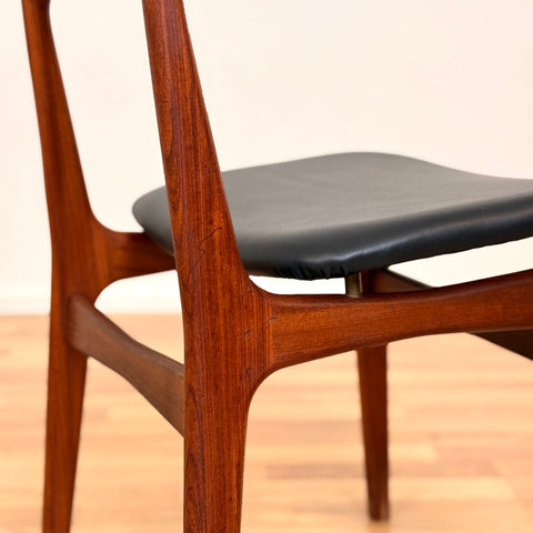 PRICE Set of 6 dining chairs in teak by Findahl möbelfabrik, 1950s-60s, Denmark - Beyo Vintage