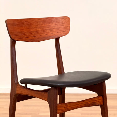PRICE Set of 6 dining chairs in teak by Findahl möbelfabrik, 1950s-60s, Denmark - Beyo Vintage