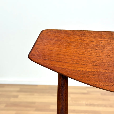 Set of 6 dining chairs in teak & walnut, 1950s-60s, Denmark - Beyo Vintage