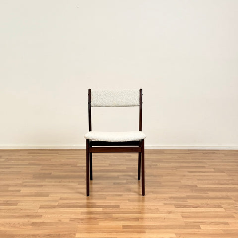 Set of 6 dining chairs in walnut, 1950s-60s, Denmark - Beyo Vintage