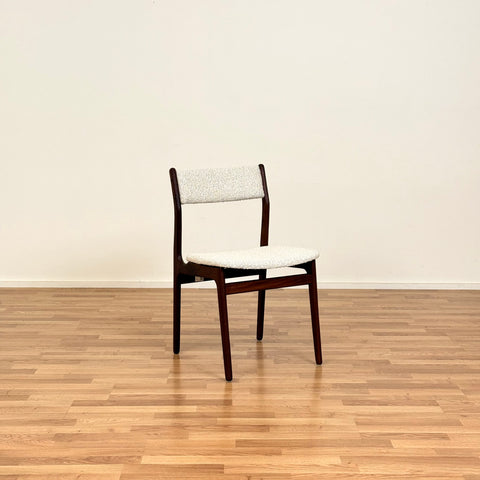 Set of 6 dining chairs in walnut, 1950s-60s, Denmark - Beyo Vintage