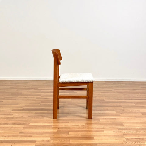 Set of 6 chairs made of teak & beech, 1950s-60s, Denmark - Beyo Vintage