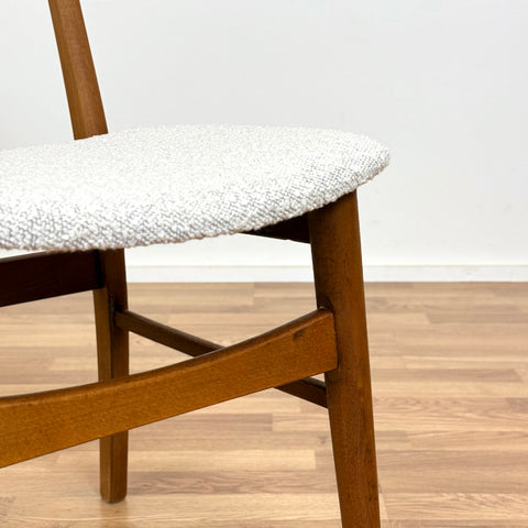 Set of 6 chairs made of teak & beech, 1950s-60s, Denmark - Beyo Vintage