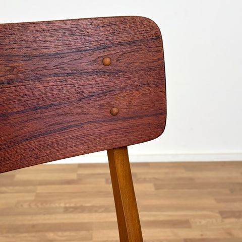 Set of 6 chairs made of teak & beech, 1950s-60s, Denmark - Beyo Vintage