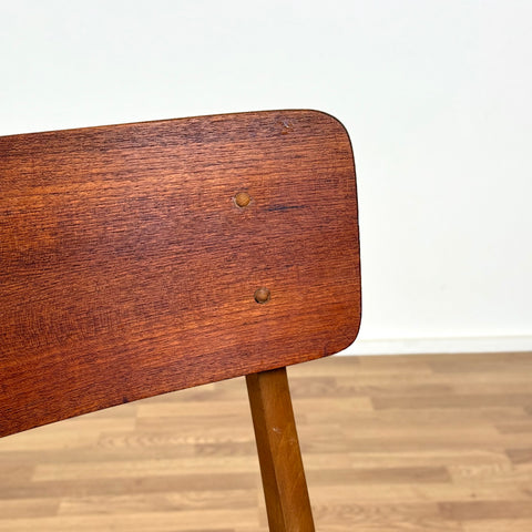 Set of 6 chairs made of teak & beech, 1950s-60s, Denmark - Beyo Vintage