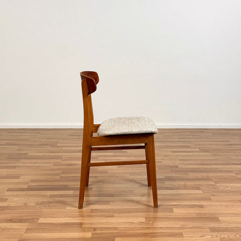 Set of 6 chairs made of teak & beech by Sax 1950s-60s, Denmark - Beyo Vintage