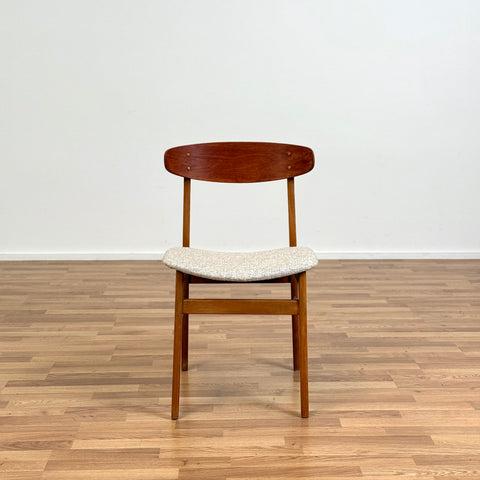 Set of 6 chairs made of teak & beech by Sax 1950s-60s, Denmark - Beyo Vintage