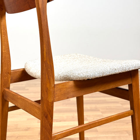 Set of 6 chairs made of teak & beech by Sax 1950s-60s, Denmark - Beyo Vintage