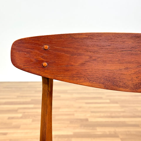 Set of 6 chairs made of teak & beech by Sax 1950s-60s, Denmark - Beyo Vintage