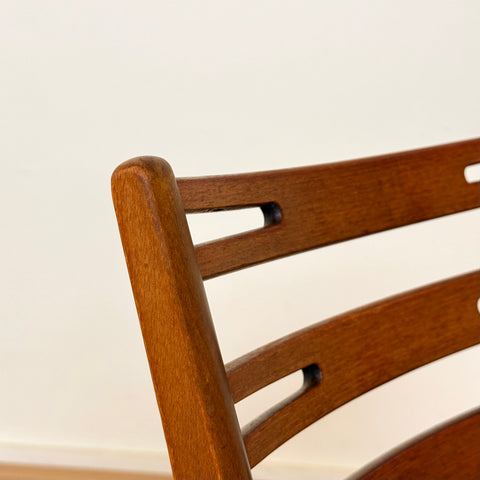 Set of 6 dining chairs 'model 219' in teak and beech by Farstrup, 1950s-60s, Denmark - Beyo Vintage