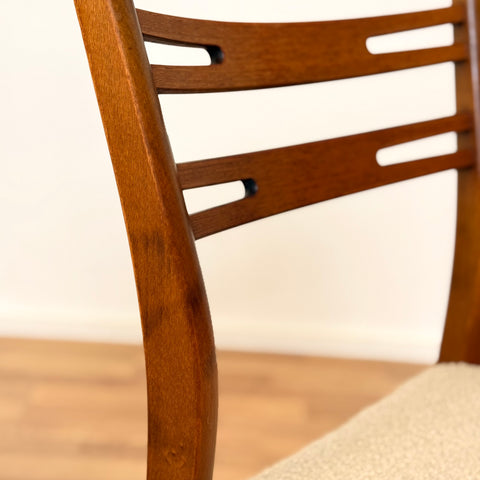Set of 6 dining chairs 'model 219' in teak and beech by Farstrup, 1950s-60s, Denmark - Beyo Vintage