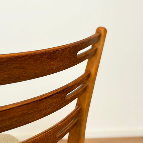 Set of 6 dining chairs 'model 219' in teak and beech by Farstrup, 1950s-60s, Denmark - Beyo Vintage
