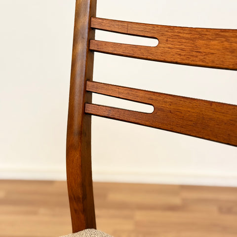 Set of 6 dining chairs 'model 219' in teak and beech by Farstrup, 1950s-60s, Denmark - Beyo Vintage