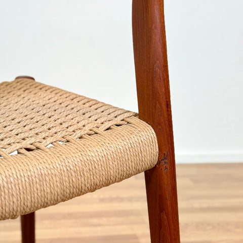 Set of 6 NIELS O. MØLLER , model '71', in teak, 1950s-60s, Sweden - Beyo Vintage