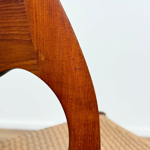 Set of 6 NIELS O. MØLLER , model '71', in teak, 1950s-60s, Sweden - Beyo Vintage