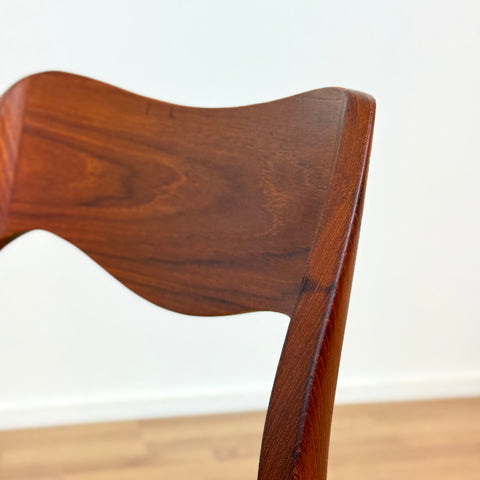 Set of 6 NIELS O. MØLLER , model '71', in teak, 1950s-60s, Sweden - Beyo Vintage