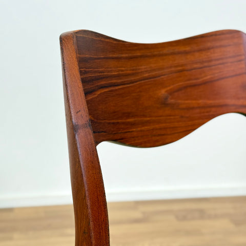 Set of 6 NIELS O. MØLLER , model '71', in teak, 1950s-60s, Sweden - Beyo Vintage
