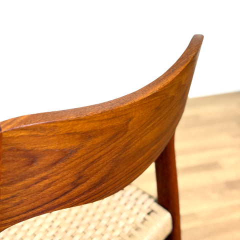 Set of 6 NIELS O. MØLLER , model '71', in teak, 1950s-60s, Sweden - Beyo Vintage