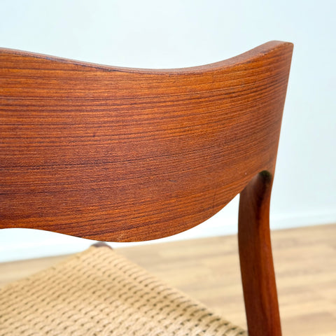Set of 6 NIELS O. MØLLER , model '71', in teak, 1950s-60s, Sweden - Beyo Vintage