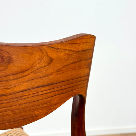 Set of 6 NIELS O. MØLLER , model '71', in teak, 1950s-60s, Sweden - Beyo Vintage