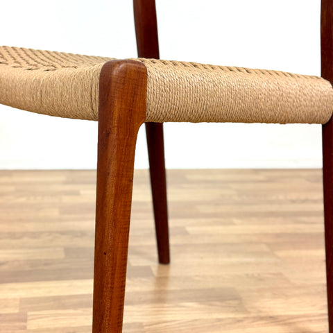 Set of 6 NIELS O. MØLLER , model '71', in teak, 1950s-60s, Sweden - Beyo Vintage
