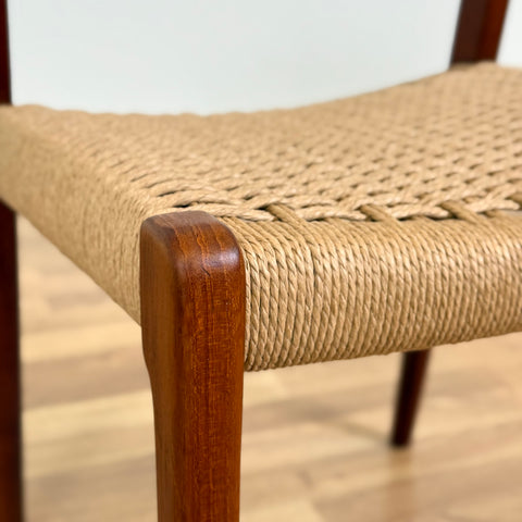 Set of 6 NIELS O. MØLLER , model '71', in teak, 1950s-60s, Sweden - Beyo Vintage