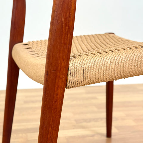 Set of 6 NIELS O. MØLLER , model '71', in teak, 1950s-60s, Sweden - Beyo Vintage